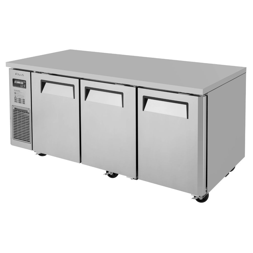 Turbo Air Jur N Solid Doors Undercounter Refrigerator Side Mount
