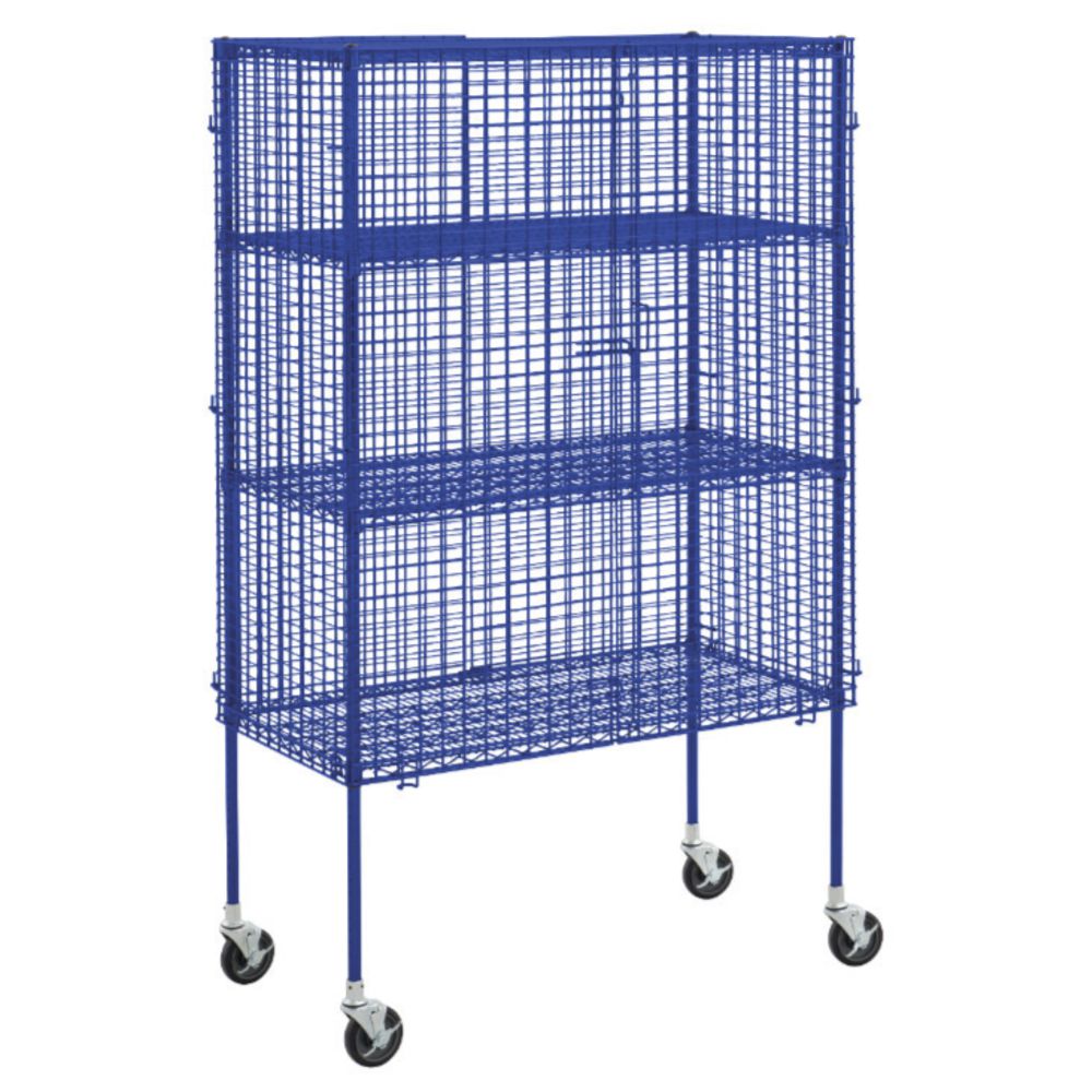 Cenpro Racks CenPro 30V-921 Heavy Duty Mobile Wire Security Kit, Blue Epoxy - 48W ...