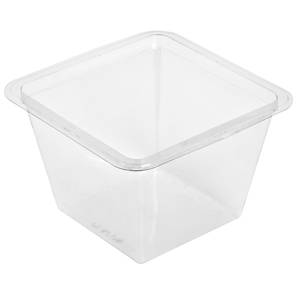 LID FOR RECTANGULAR TRAY 15X30 CM 9.5 CM H (5.91X11.81 H 3.74) -  Transparent - Each case contain 75 PCS