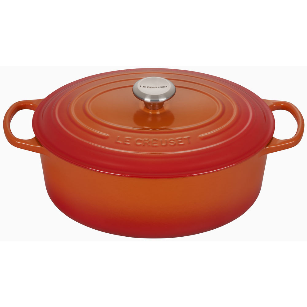 OVEN, FRENCH OVAL, FLAME, 5 QT CAST