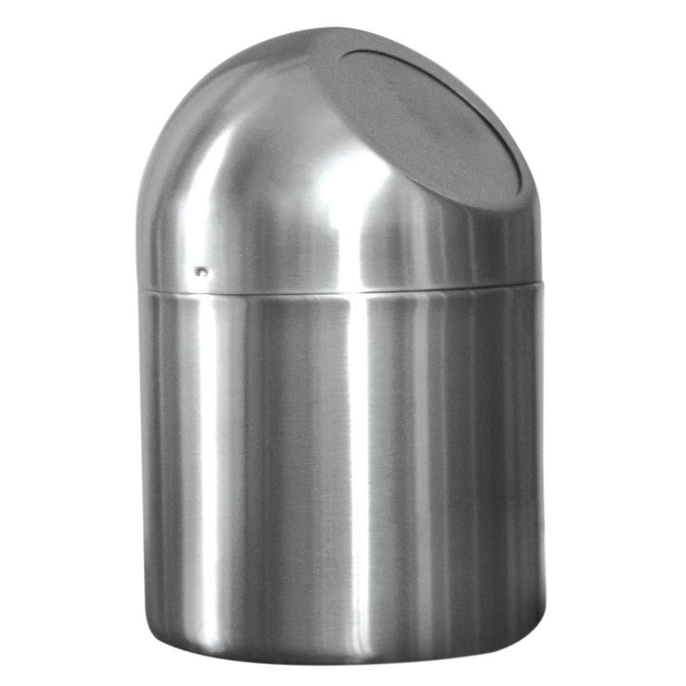 CAN, MINI WASTE, SPRING OPENING, STAINLESS