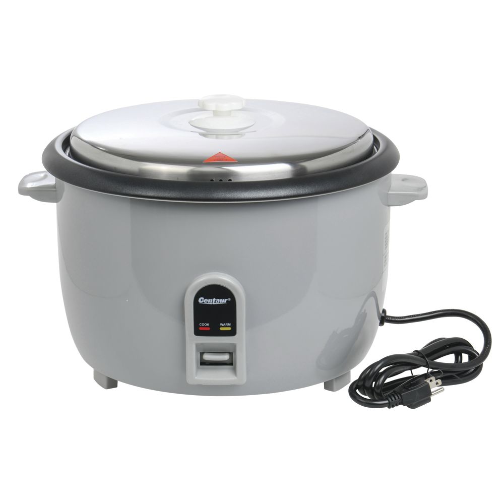 Proctor Silex 37560R 60 Cup Brushed Stainless Steel Rice Cooker / Warmer -  18 1/8Dia x 15 3/8H