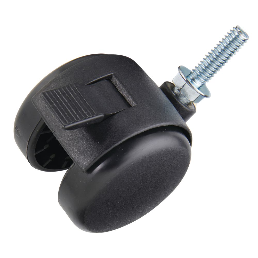 Casters for R-Line Garment Racks, Black