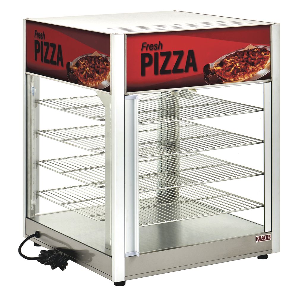 Kratos 29C-001 Countertop Hot Food Merchandiser with 4 Shelves