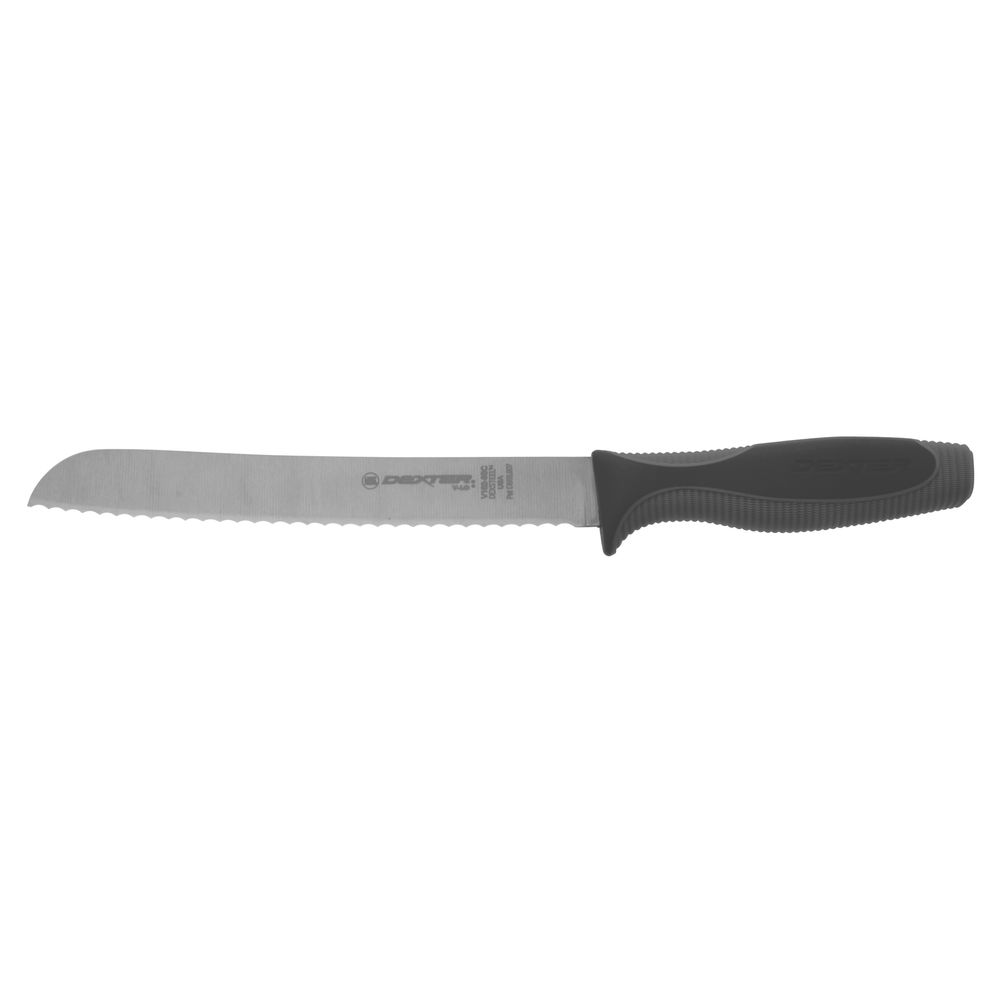 KNIFE, 8" SCALLOPED BREAD, V-LO