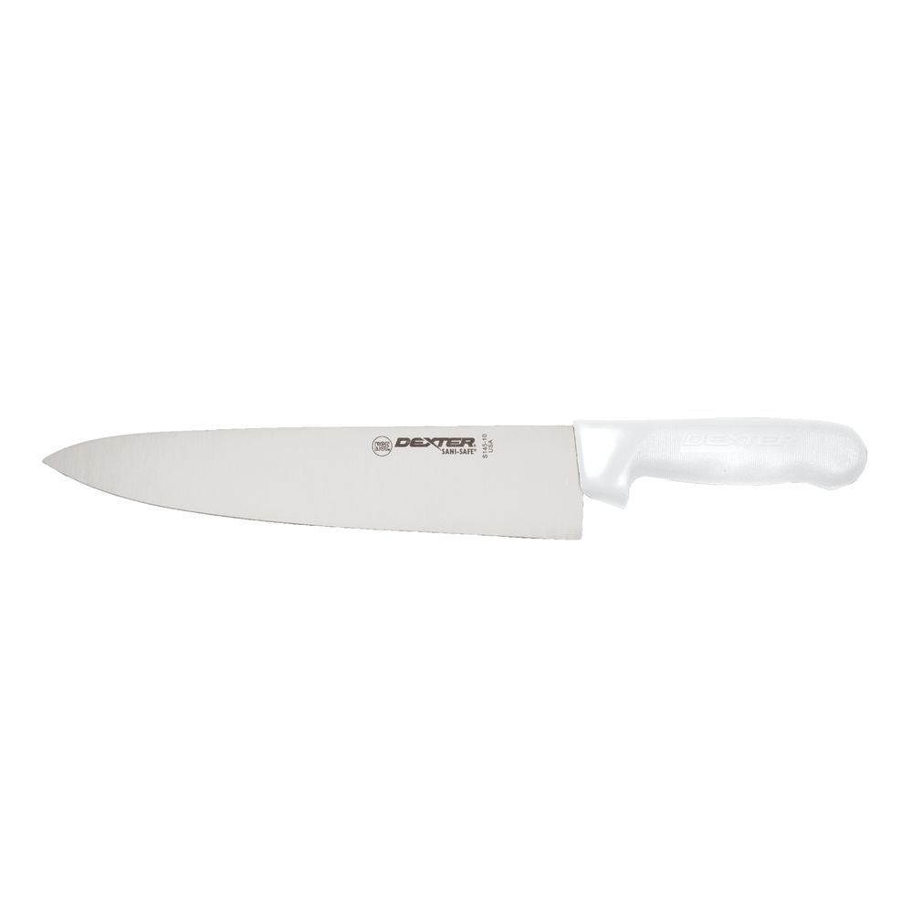 KNIFE, 10" COOK`S, WHITE HANDLE