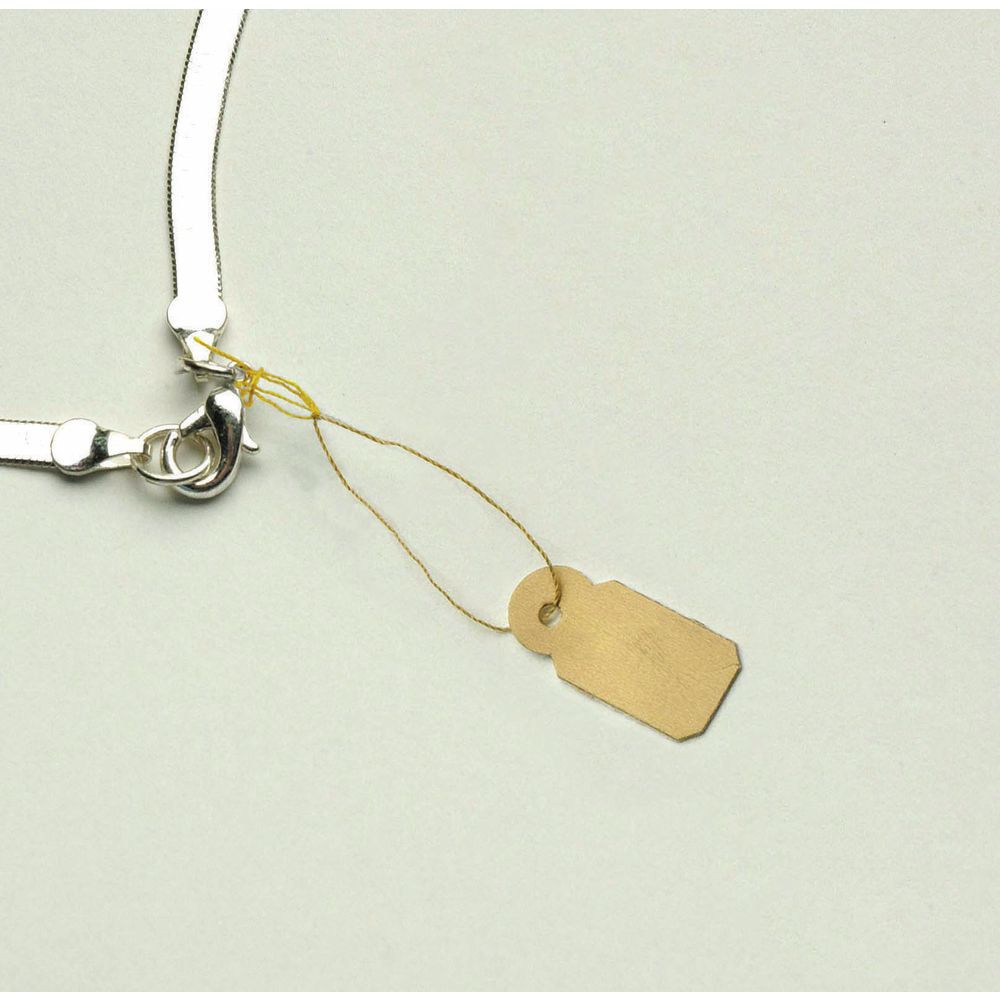 Gold Jewelry Tag, 3/8 x 13/16