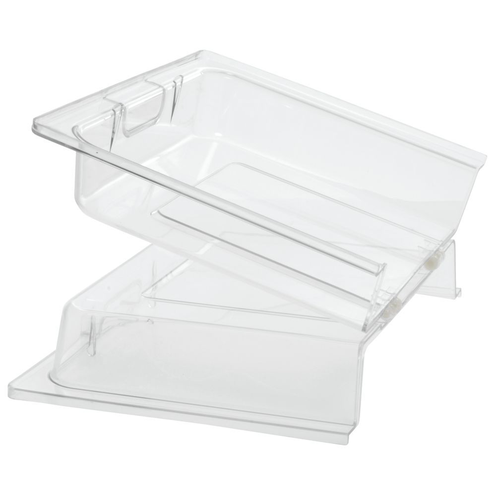 Clear Polycarbonate Flip-Top Chafing Dish Cover - 21 1/2L x 12 1