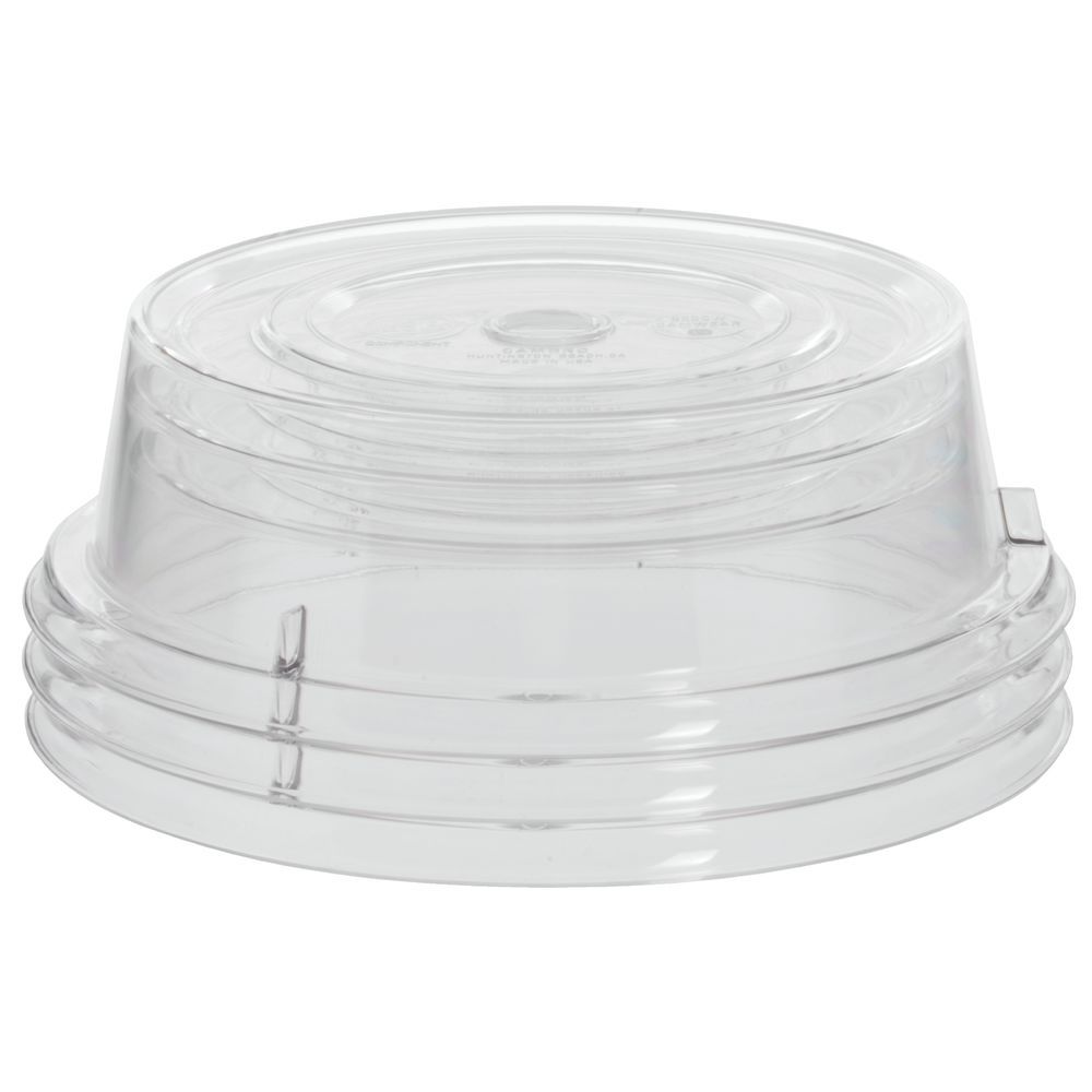 Cambro Plate Cover 10 3/16" Dia x 2 11/16" H Clear Polycarbonate 