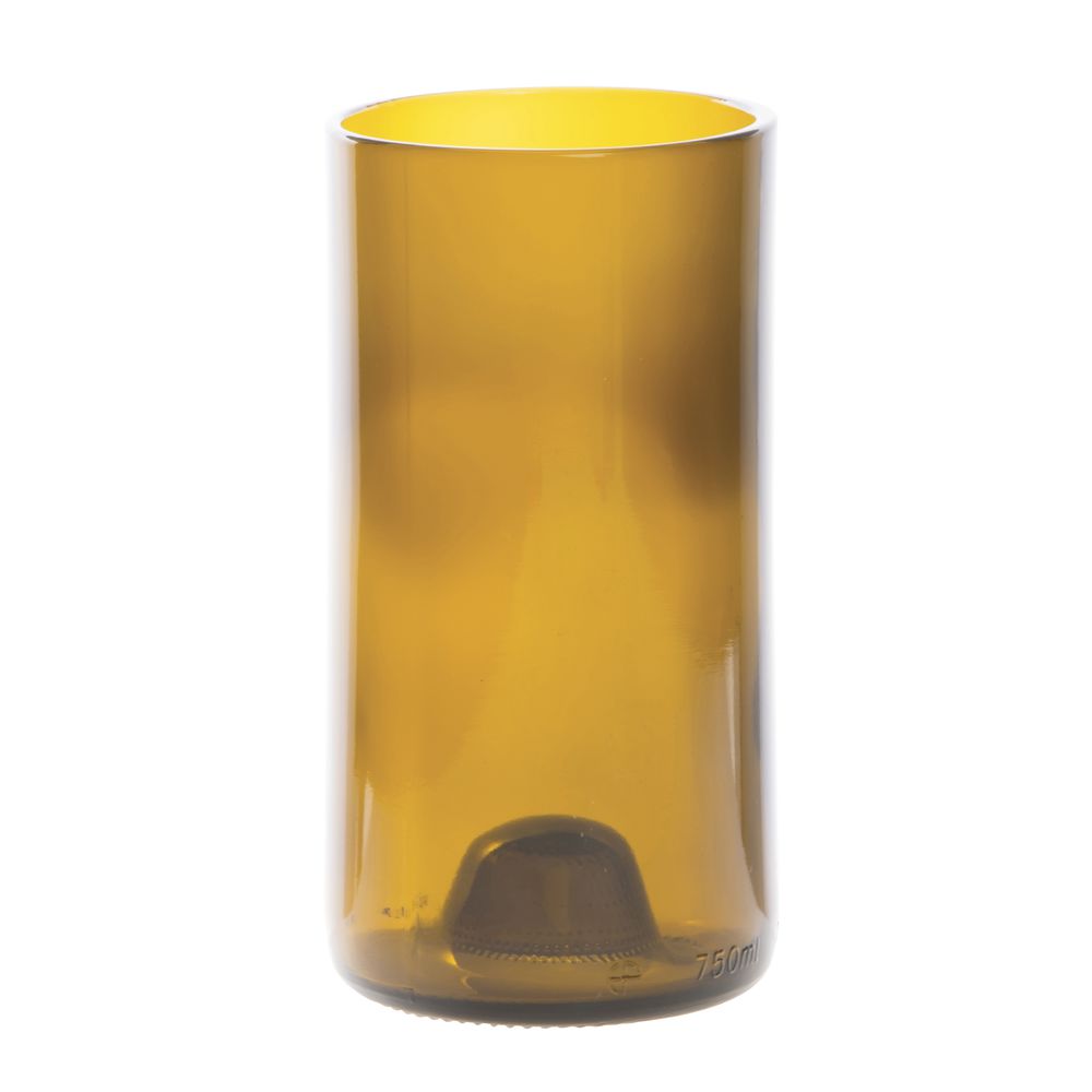 Cardinal 16 oz Amber Glass Wine Bottle Tumbler