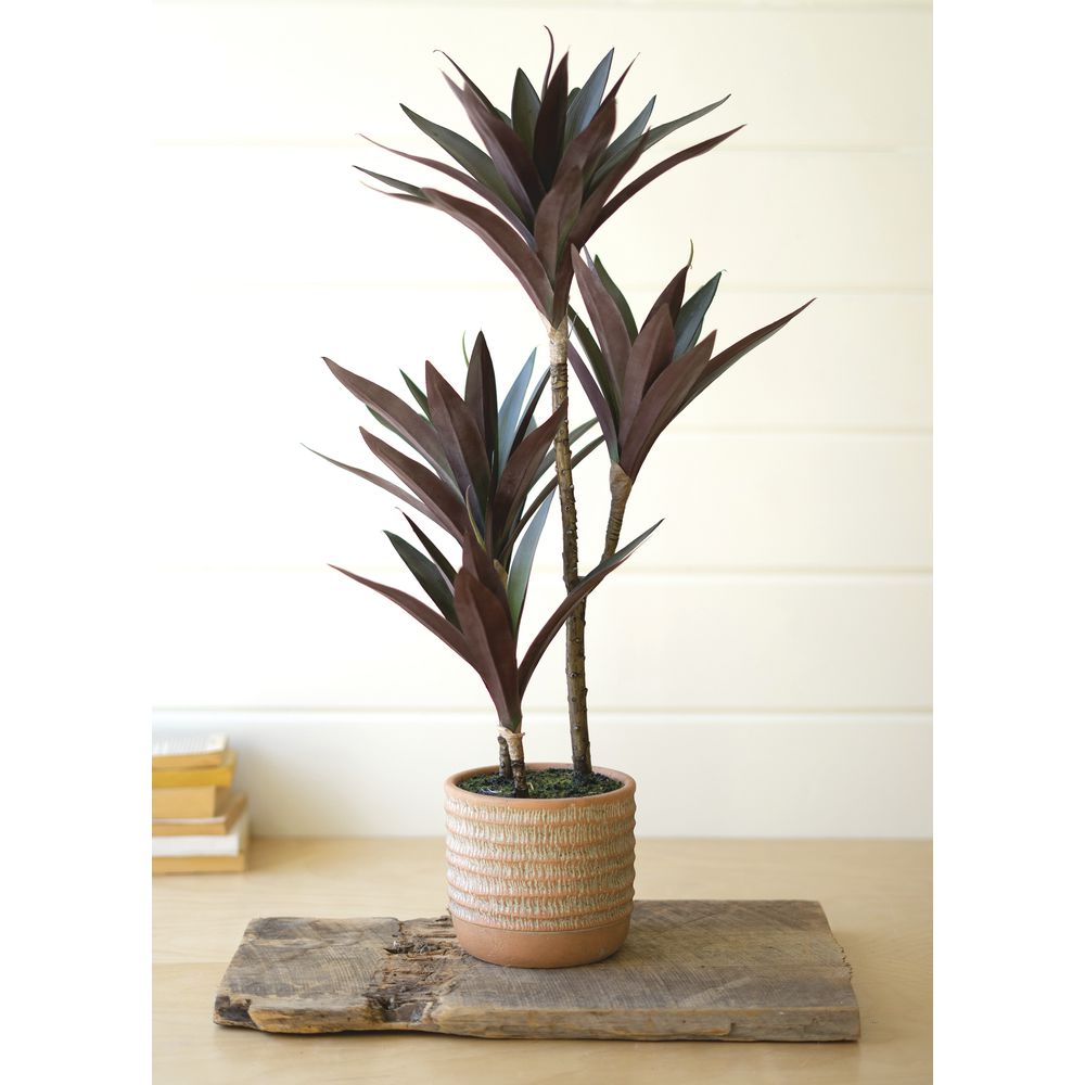 PLANT, ARTIFICIAL YUCCA, 12" ROUND
