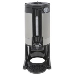 Stainless Steel Insulated Beverage Dispenser,Insulated Thermal  Hot and Cold Drink Dispenser, for Hot Chocolate Coffee Milk Water Juice  (10L, Black): Iced Beverage Dispensers