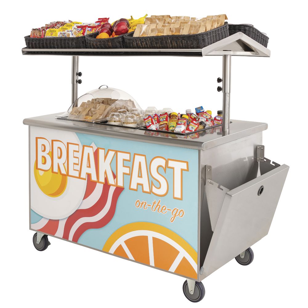 Kratos High-Volume Double-Sided Breakfast on the Go Cart Kit