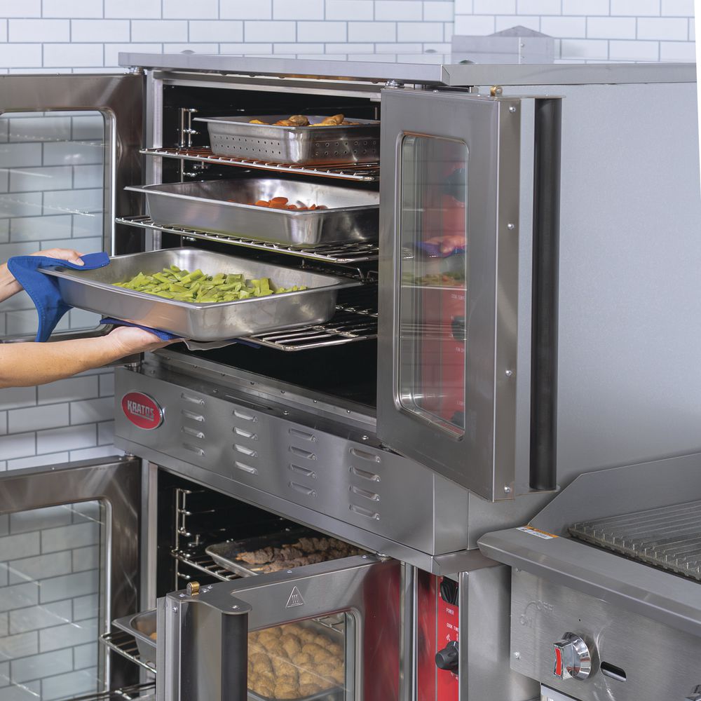 Kratos 29Y-049 Gas Convection Oven, Double Stack - 38