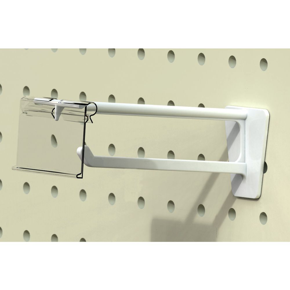 Black Slatwall Flip Scan Hooks, 11"