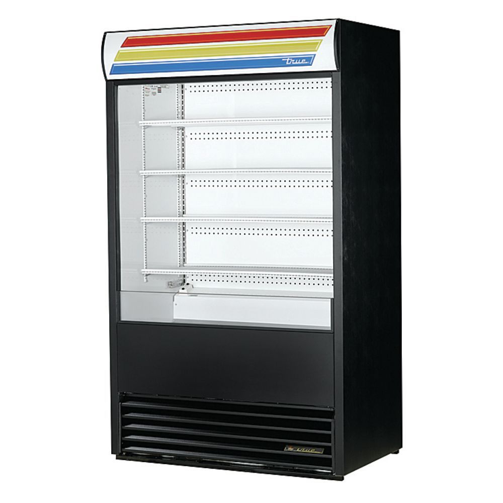 True Tac 72 Ld 66 Cu Ft Vertical Air Curtain Refrigerator 72 L X 30