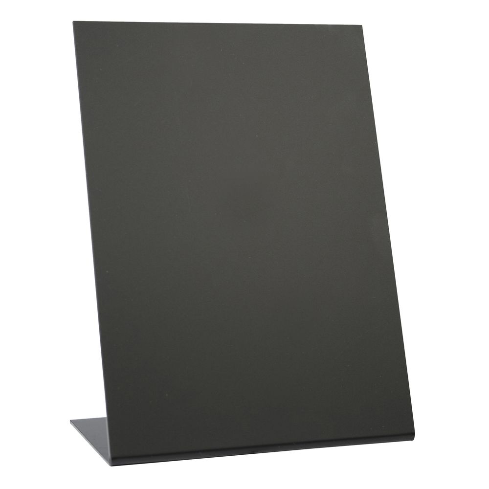 Securit Black Acrylic L Shaped Chalkboard 6l X 8 1 4h