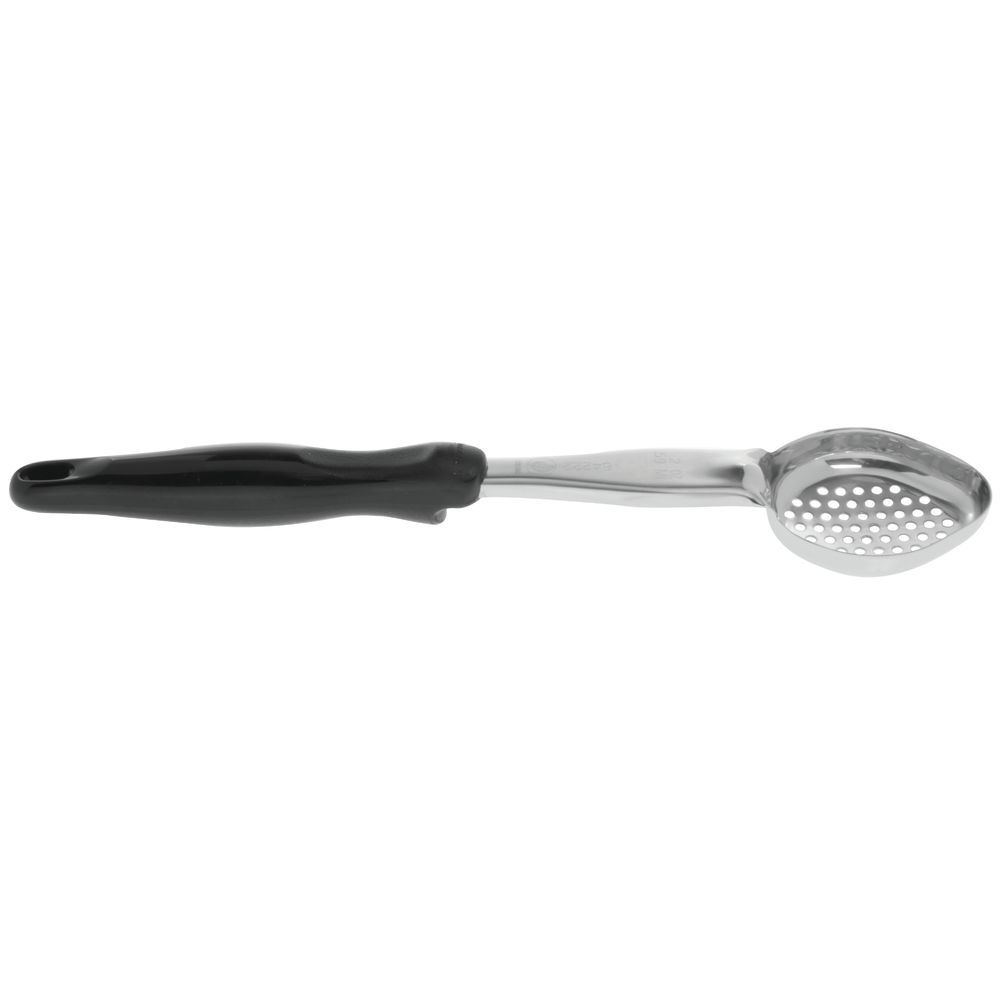 SPOODLE, OVAL, 2 OZ, PERFORATED, BLACK