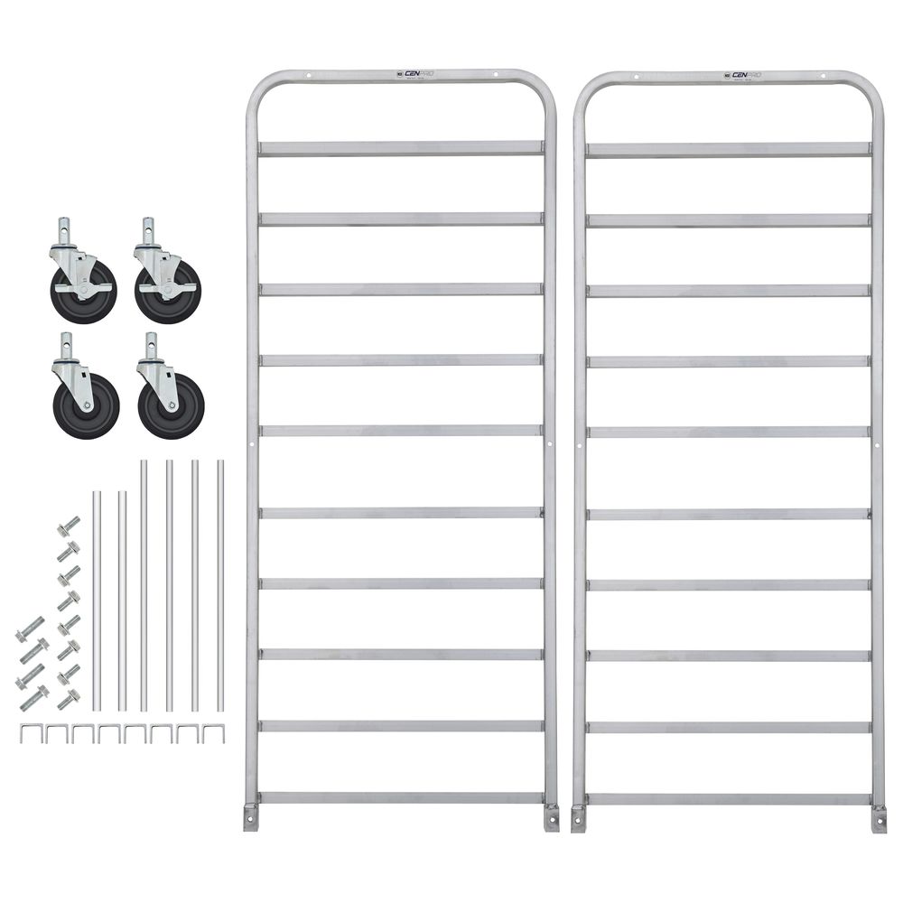 Kratos 32L-154 Aluminum End-Load Platter Rack - 20-1/4