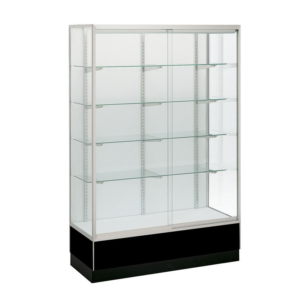 60 x 20 x 72 Retail Glass Display Case, Mirror
