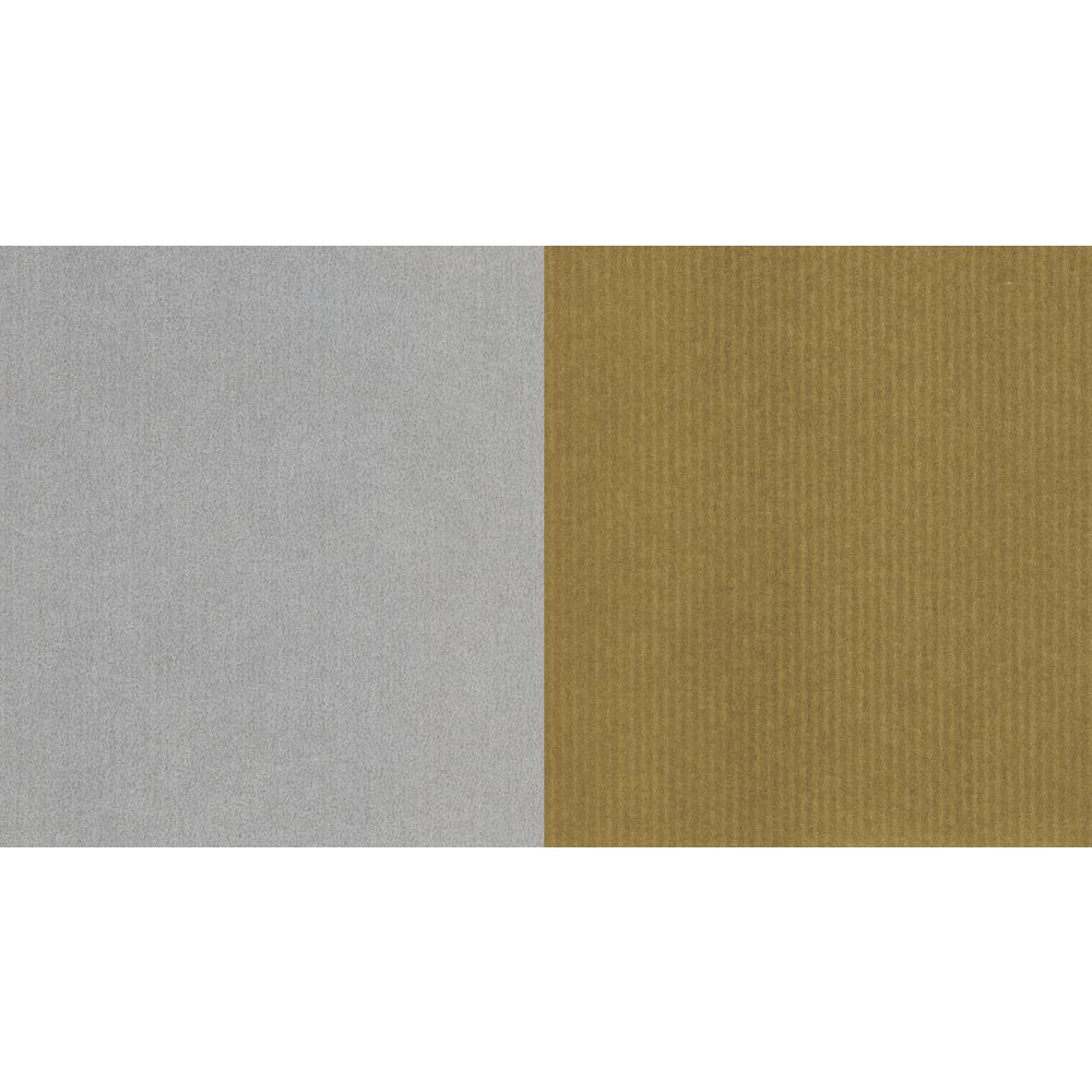 24"W Reversible Gold/Silver Gift Wrap, Quarter Roll