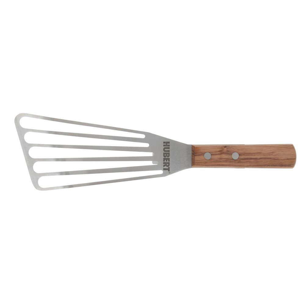 HUBERT® Stainless Steel Fish Spatula with Rosewood Handle - 8L x 3 1/2W  Blade