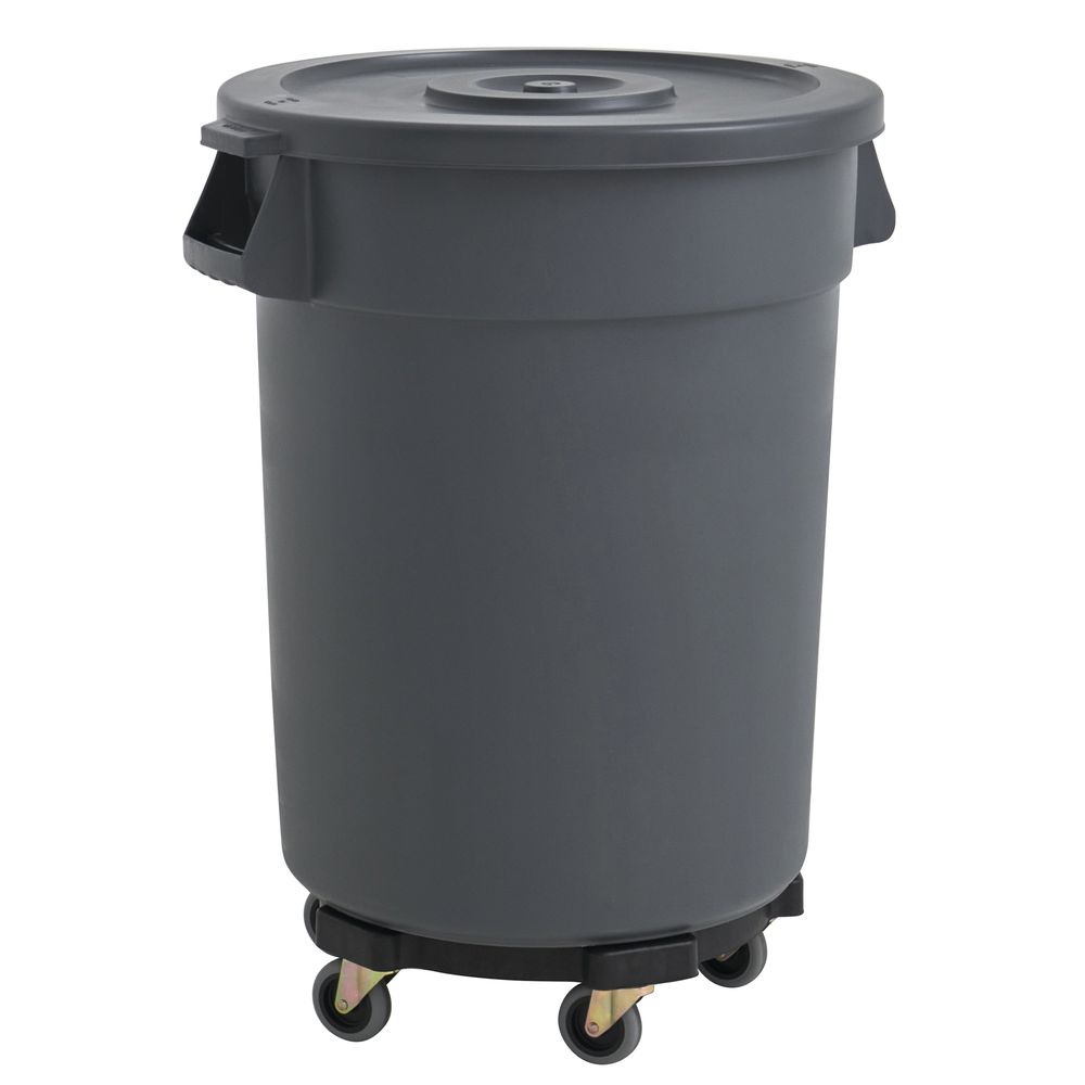 Kratos 32 gal Grey Plastic Trash Can - 24