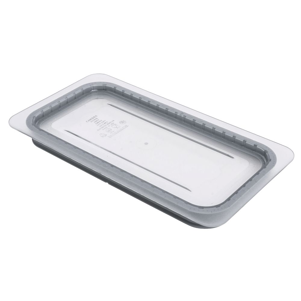 COVER, GRIP LID, 1/3 SIZE, CLEAR