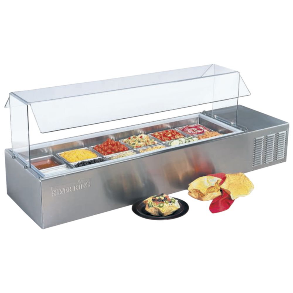 Silver King Fg12 Acrylic Food Guard For Twelve Compartment Unit