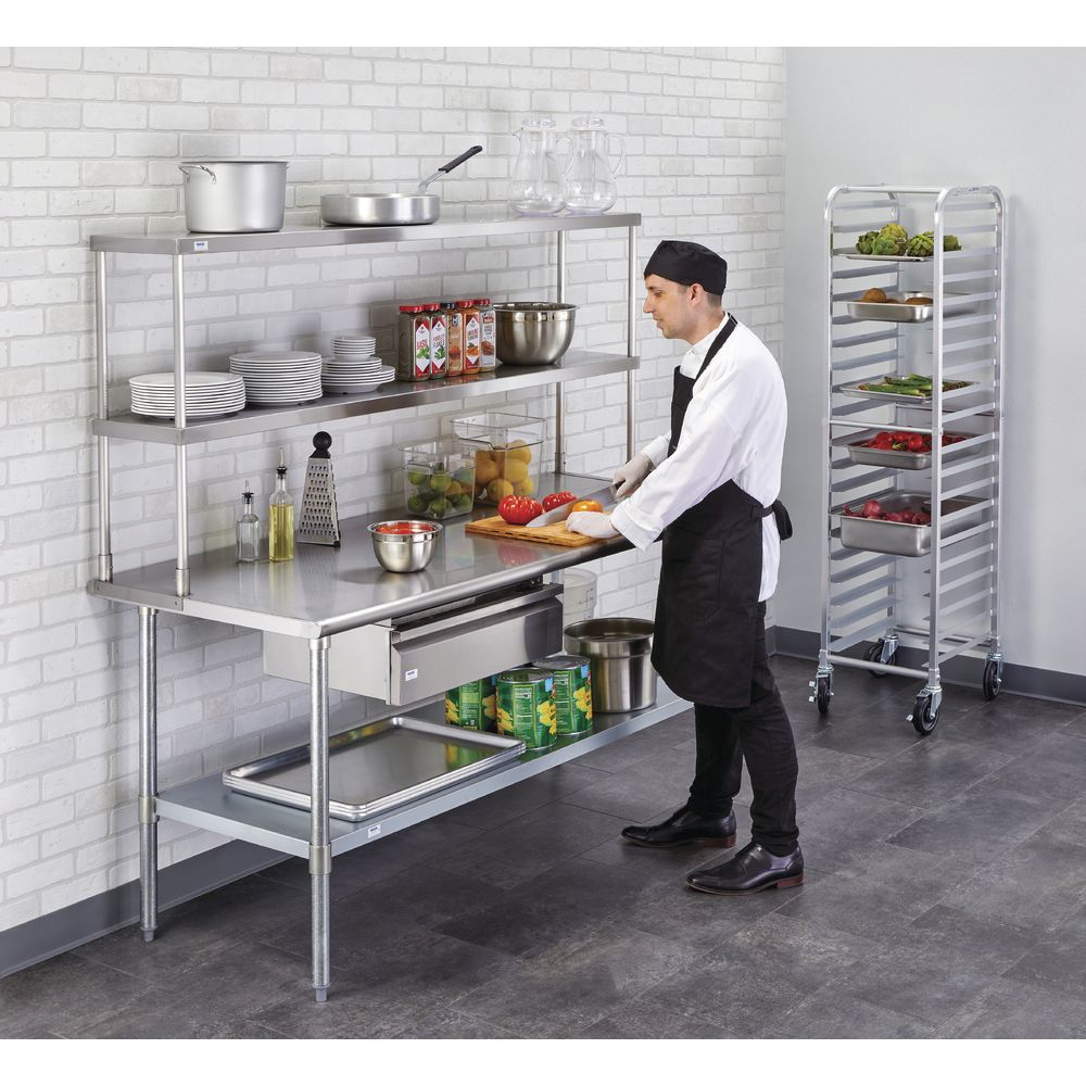 Work Table Kit Kratos 16-Gauge Type-304 Stainless Steel Worktable Kit - 72