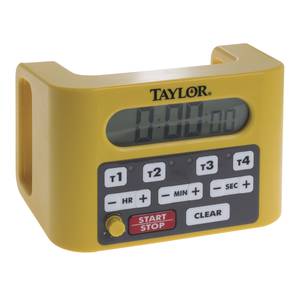 Taylor Super Loud Digital Kitchen Cooking Timer Countertop White