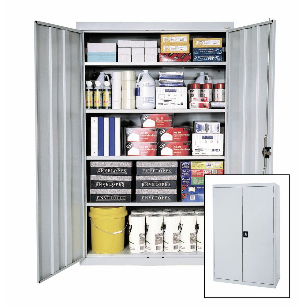 SANDUSKY 46W x 24D x 78H Mobile Transport Storage Cabinets