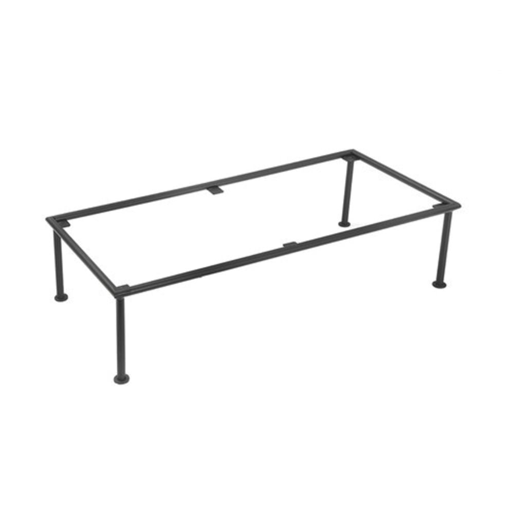 Steelite International Black Stainless Steel Rectangular Riser - 24