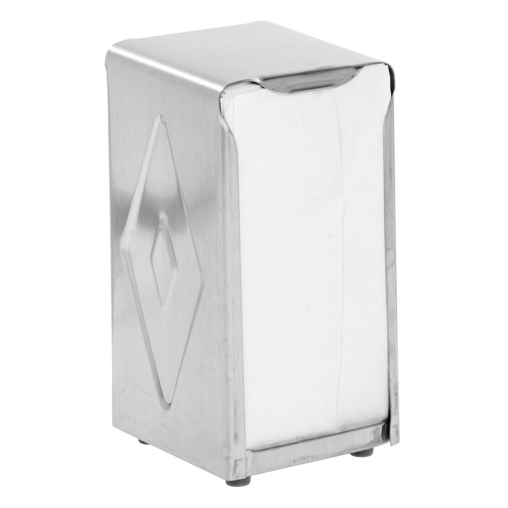 San Jamar Stainless Steel Tabletop Napkin Dispenser H900X