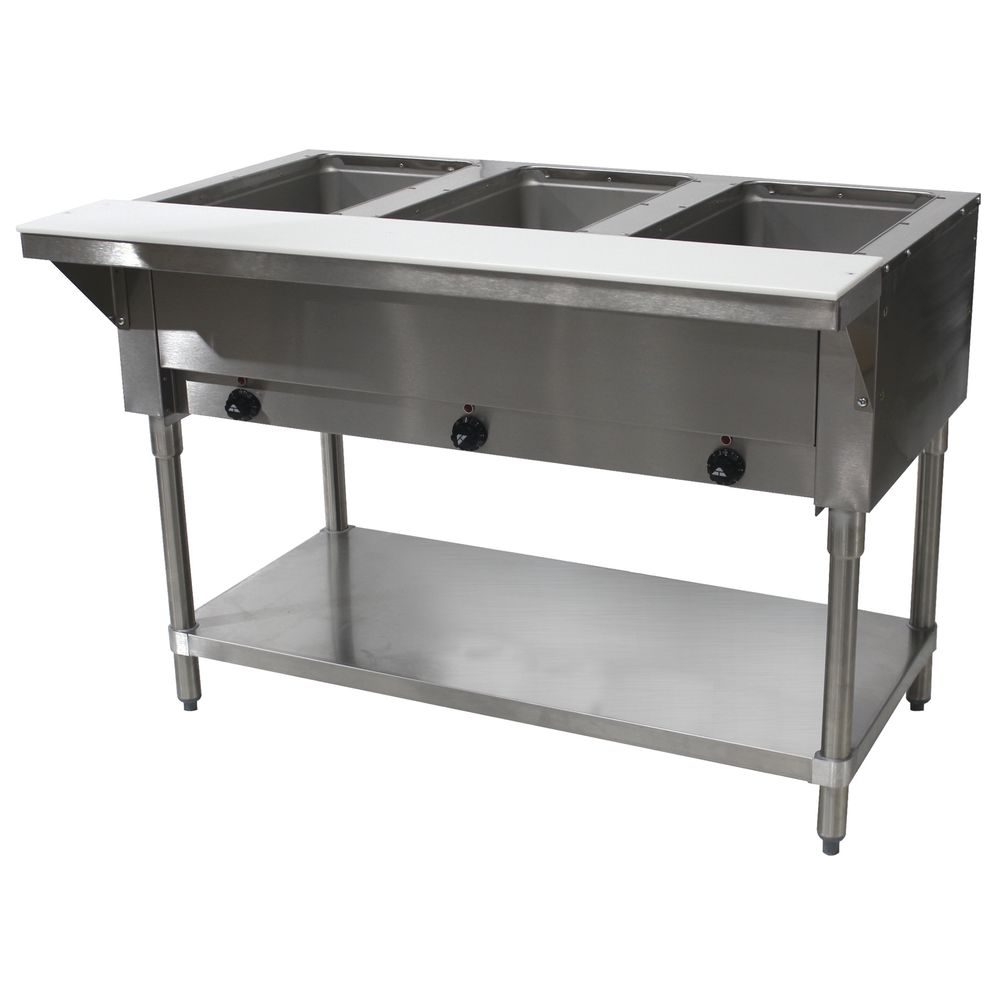 STEAMTABLE, 3 WELL, 120