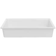 Expressly Hubert® SmartFit™ 1/2 Size White Melamine Cold Food Pan - 10 ...