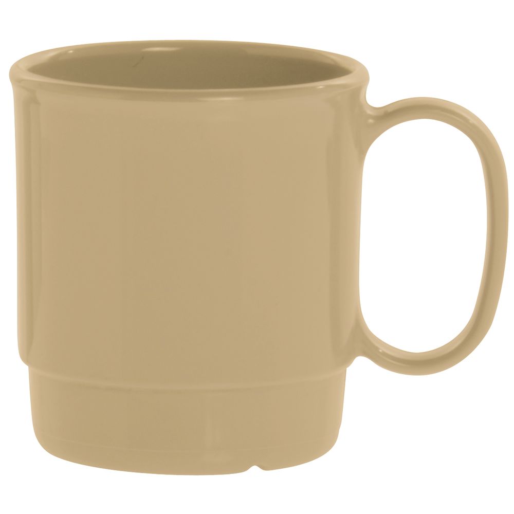 CUP, STACKING, BEIGE, 4-1/16"DIA, 7.5 OZ
