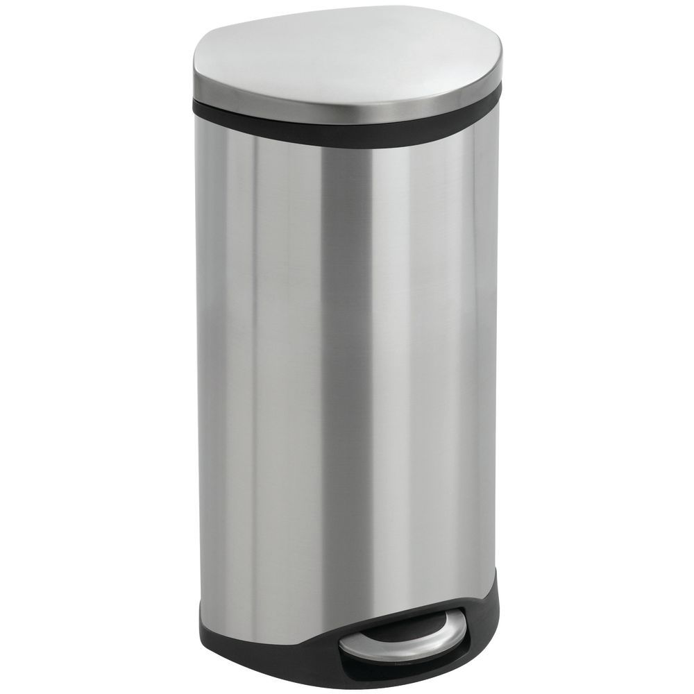 RECEPTACLE, STEPON, STAINLESS STEEL, 7.5GAL