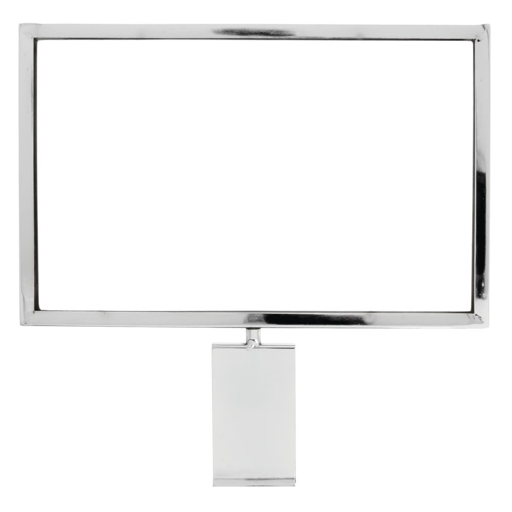 Metal Slatwall Sign Holder, 11" x 7" Horizontal