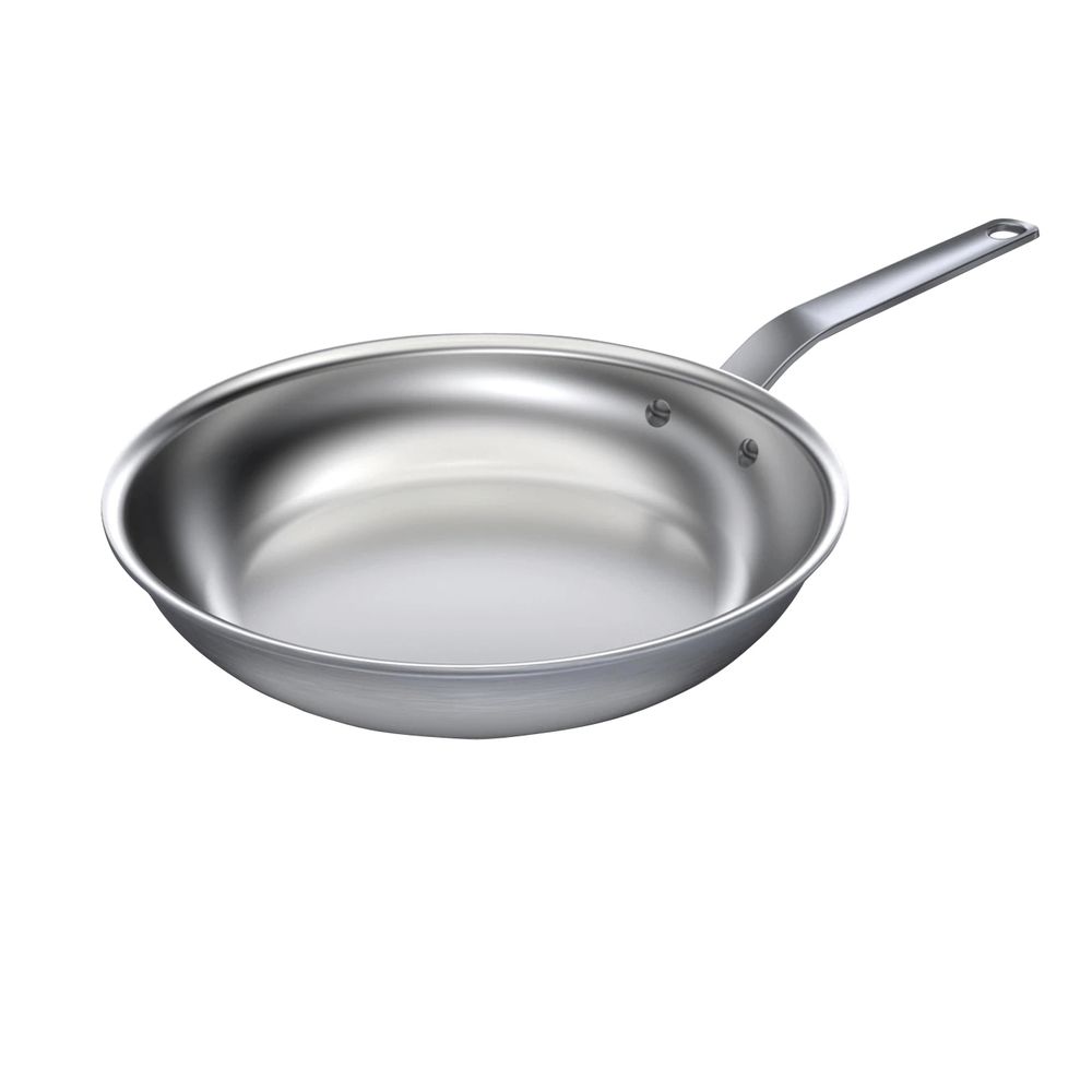Vollrath Wear-Ever® Natural Finish Aluminum Fry Pan with Chrome