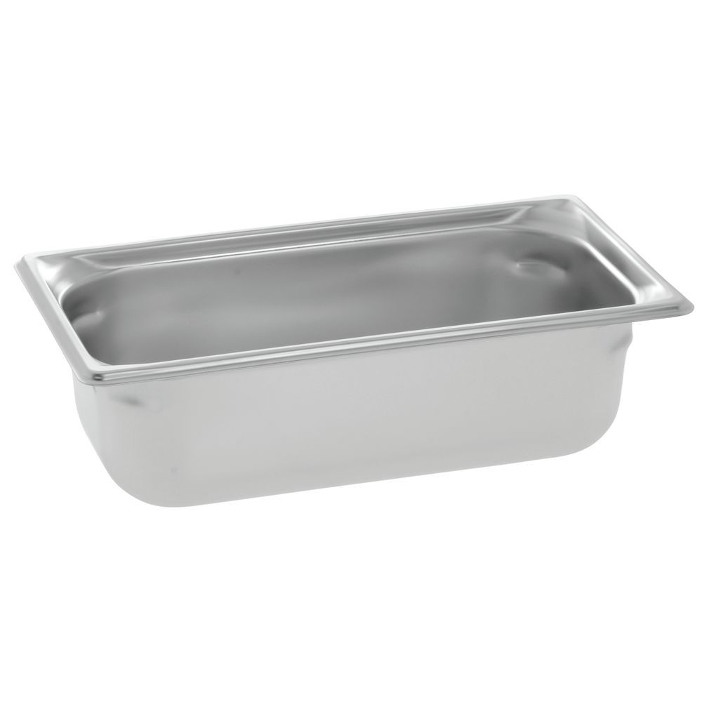 Vollrath&#174; Super Pan 3&#174; Stainless Steel Pan 1/3 Size 4"D
