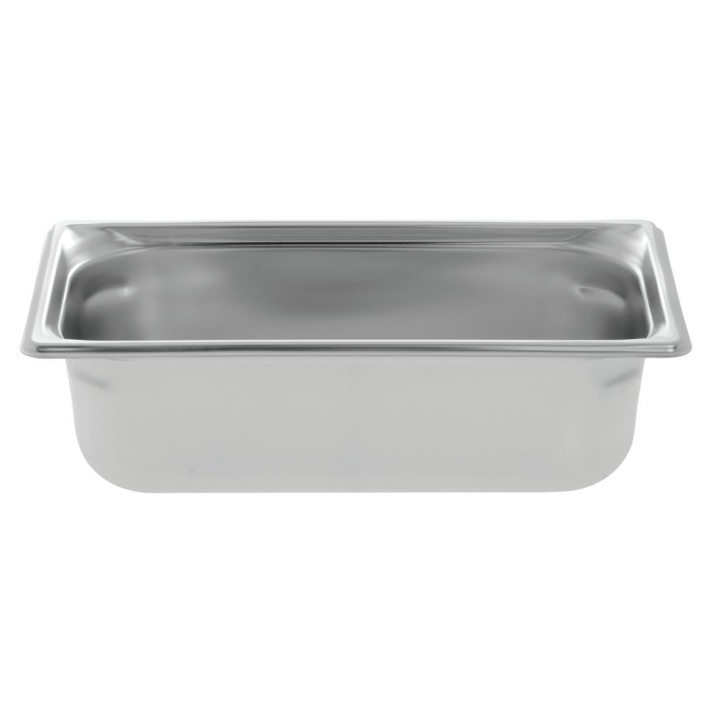 Vollrath&#174; Super Pan 3&#174; Stainless Steel Pan 1/3 Size 4"D