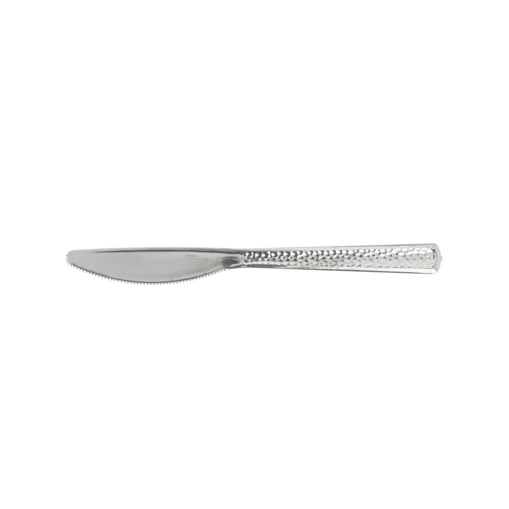 Disposable Hammered Silver Knives 7 1/2"L 600/Cs