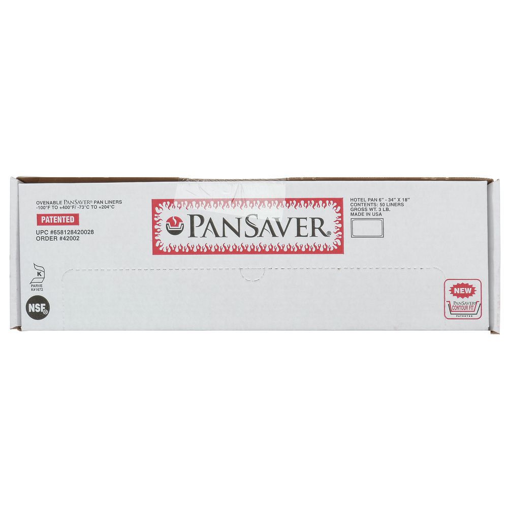 PanSaver® Monolyn™ 1/6 Size Clear Plastic Steam Table Pan Liner - 6D