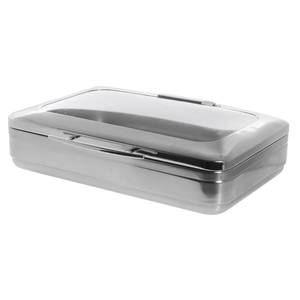15L x 16 1/10W x 6 3/10H Chafer 4 Qt Modern Style Stainless Steel Half Size 
