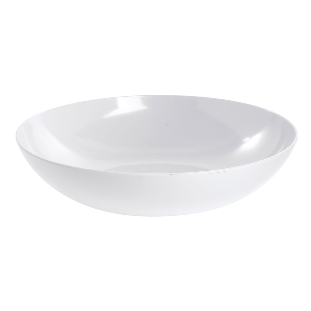 Plastic Bowls - White Round Serving Bowls