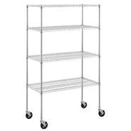 Cenpro Racks CenPro 30V-131 Chrome Mobile 4-Shelf Kit - 48