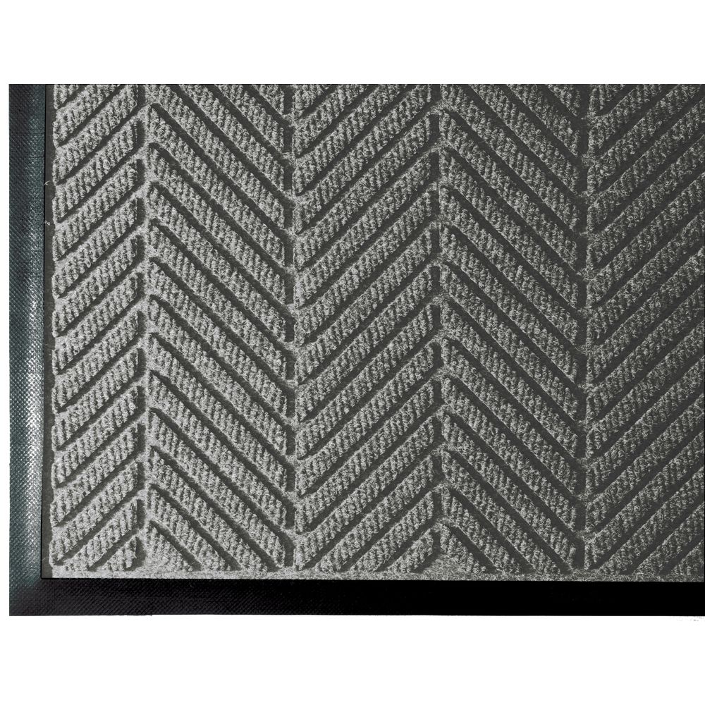 M+A Grey Ash Carpet WaterHog™ ECO Elite Classic Entrance Mat -6'L x 8'W x  3/8H