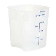 Cambro CamSquares® FreshPro Translucent 18 Qt. Polypropylene Food ...