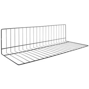  HUBERT Shelf Divider Acrylic with Open End Solid Clear